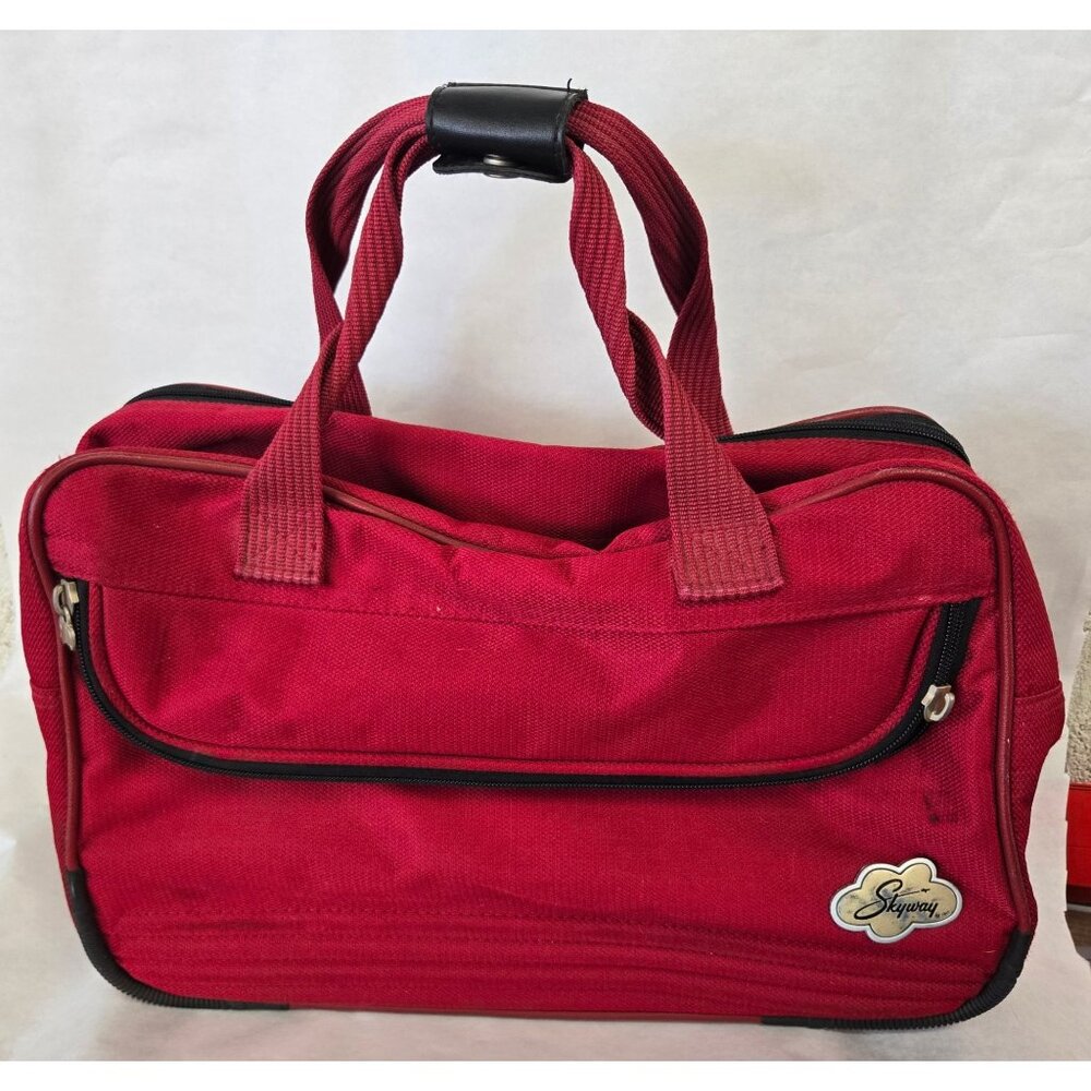 Skyway Vintage Carry_On Bag Travel Fly Friendly Skies Flight Toiletry Bag Retro